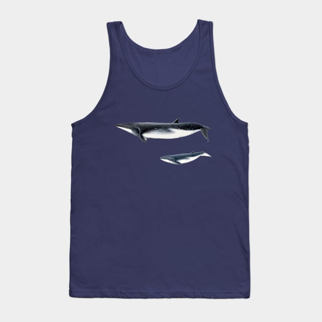 Bryde´s whale with baby whale Tank Top by chloeyzoard